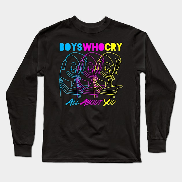 Boys Who Cry Long Sleeve T-Shirt by EchoLakeArt